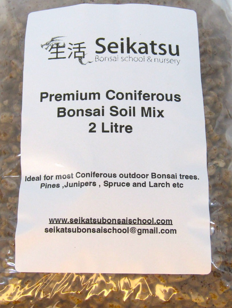 Premium Bonsai Soil Mix for Coniferous Bonsai Trees - choose how much you need